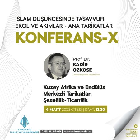 Kuzey Afrika ve Endülüs Merkezli Tarikatlar: Şazelilik-Ticanilik