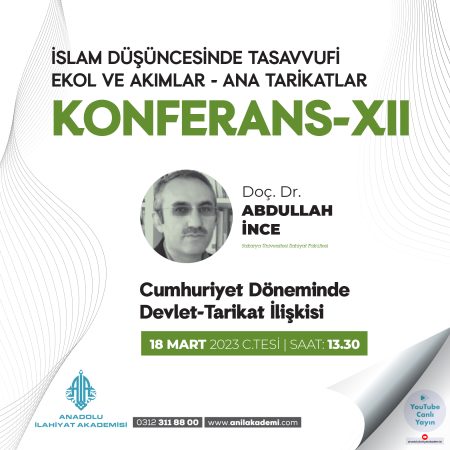 Cumhuriyet Döneminde Devlet-Tarikat İlişkisi
