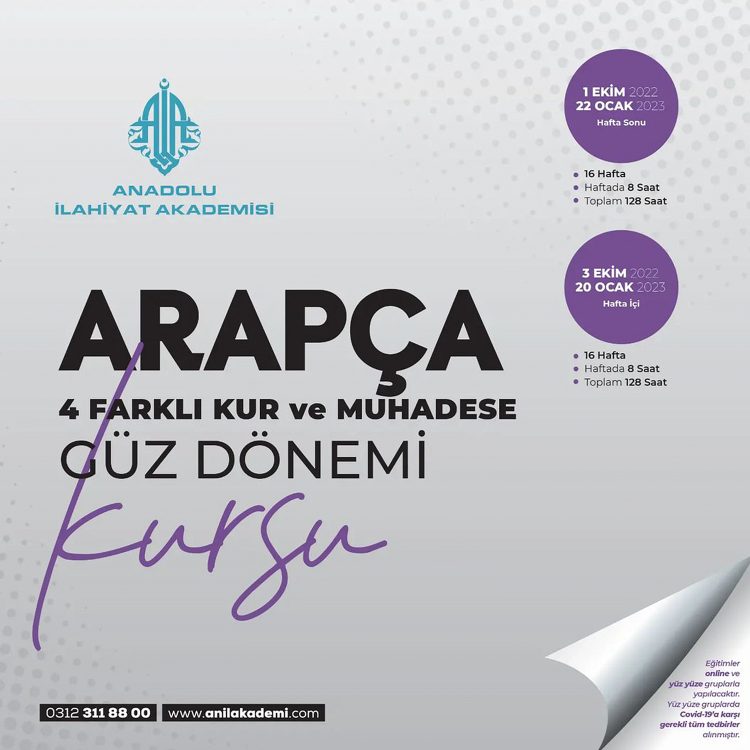 Arapça 4 Farklı Kur ve Muhadese Kursu