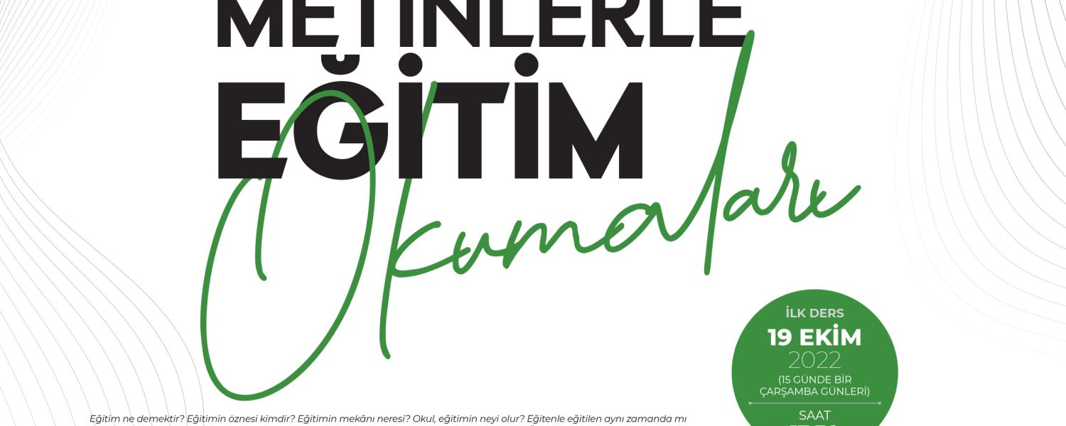 Metinlerle Eğitim Okumaları