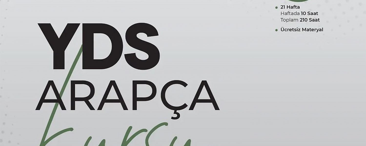 YDS Arapça Kursu